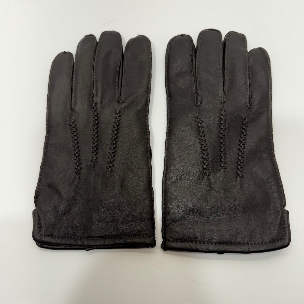 Thinsulate Brown Leather Gloves Size XL 40g Insulated Winter Dress Gloves
